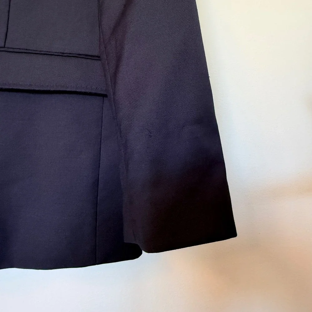 Tommy Hilfiger Blazer Mens 44 Navy Blue Office Sport Coat Preppy‎ Ivy League